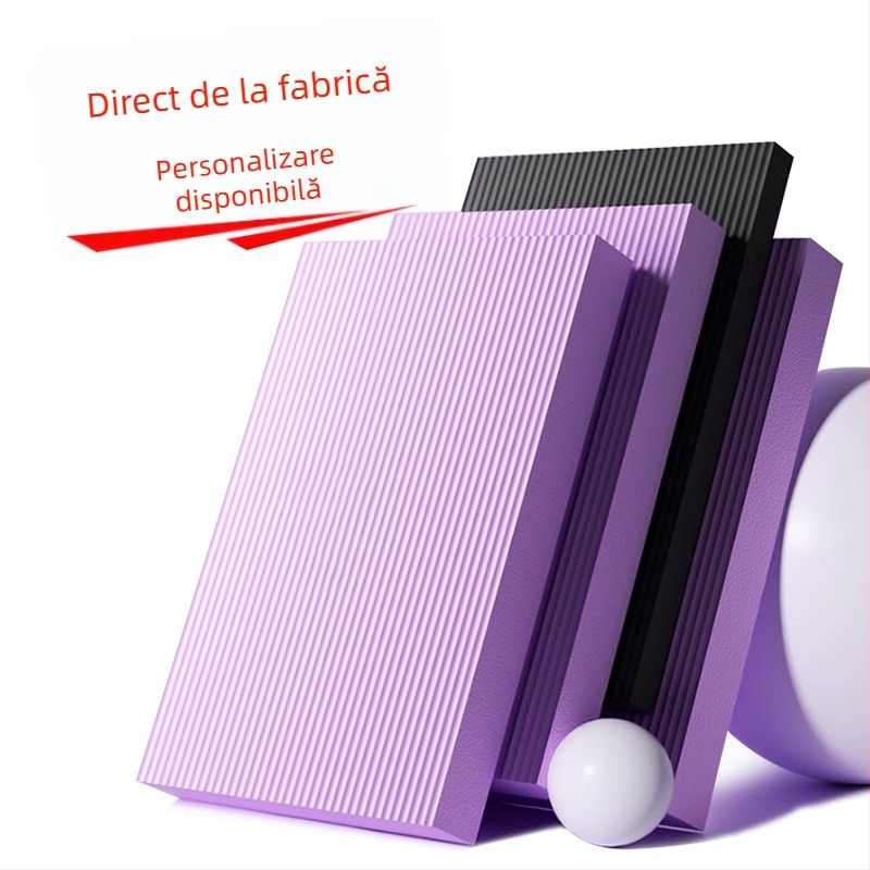 Saltea de yoga pentru îngenuncheat, saltea de fitness pentru echilibru, suport pentru genunchi, stil îngroșat, protecție pentru cot, saltea specială pentru îngenuncheat, saltea auxiliară pentru exerciții fizice