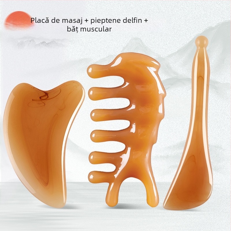 Imitație de corn răzuitor nazal frumusețe nas acupunctură masaj facial fascicul nas frecare înaltă ureche trăgând meridian acupunctură stick facial înăbușire stick