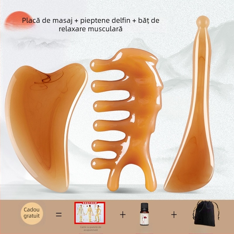 Imitație de corn răzuitor nazal frumusețe nas acupunctură masaj facial fascicul nas frecare înaltă ureche trăgând meridian acupunctură stick facial înăbușire stick