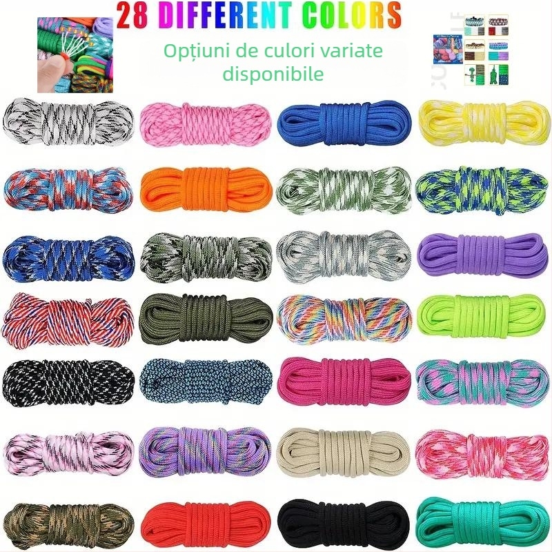 Umbrelă frânghie carte cataramă bijuterii costum țesut brățară supraviețuire mână frânghie Wilderness aventură alpinism șapte fire umbrelă frânghie combinație