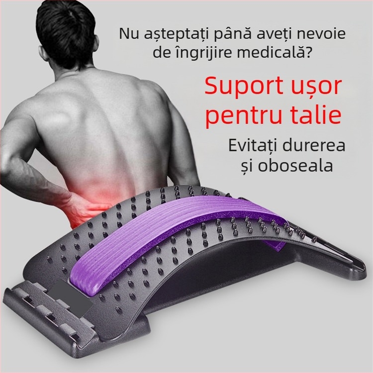 Dispozitiv de relaxare lombară, masaj lombar, echipament de fitness interior, suport lombar, fabrică de tracțiune pentru întindere