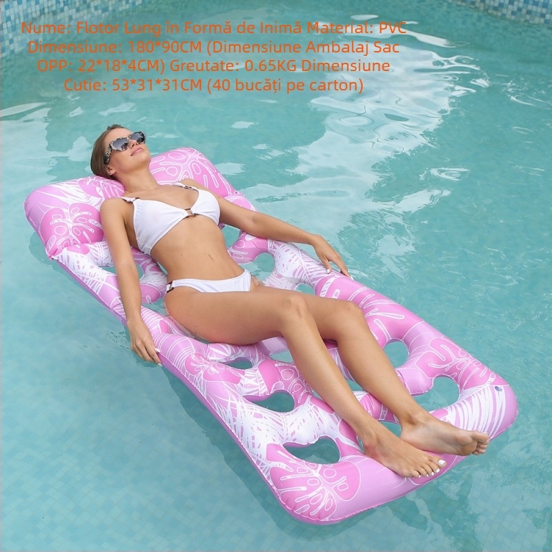 Hamac gonflabil plutitor și drenant pentru adulți, pat plutitor cu desene animate, animal plutitor, montare pe unicorn, inel de înot pentru adulți