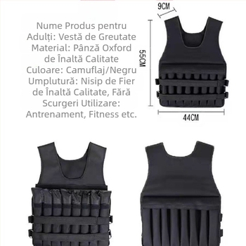 Vestă de greutate cu nisip de fier, vestă de sandsuit, echipament de antrenament, fitness, alergare, sport, invizibil, reglabil, sandsuit, AliExpress