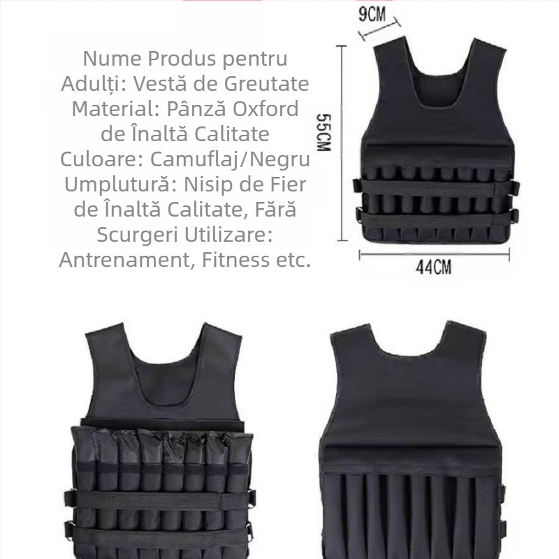 Vestă de greutate cu nisip de fier, vestă de sandsuit, echipament de antrenament, fitness, alergare, sport, invizibil, reglabil, sandsuit, AliExpress