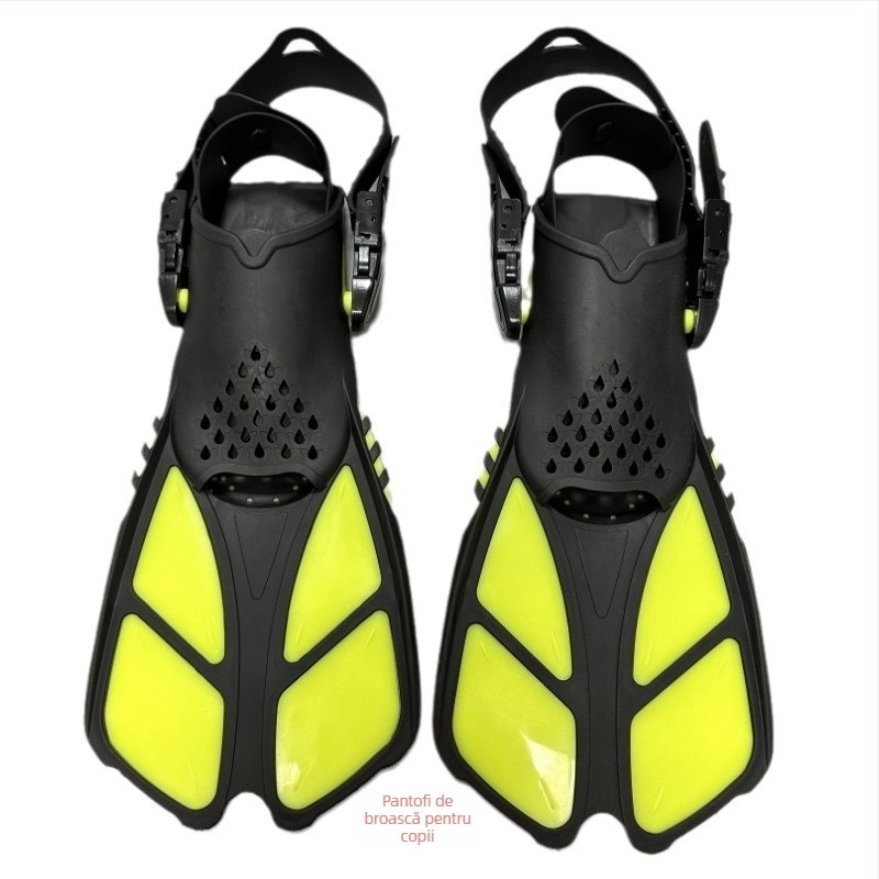 Aripioare de snorkeling transfrontaliere, reglabile, pentru scufundări, înot, snorkeling, pantofi de snorkeling pentru adulți, echipament de snorkeling pentru picioare