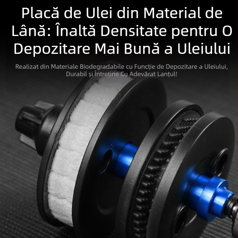 Suport lanț volantă virtuală pentru bicicletă, spălare lanț bicicletă șosea de munte și alimentare cu ulei, dispozitiv integrat de fixare a lanțului cu disc dublu