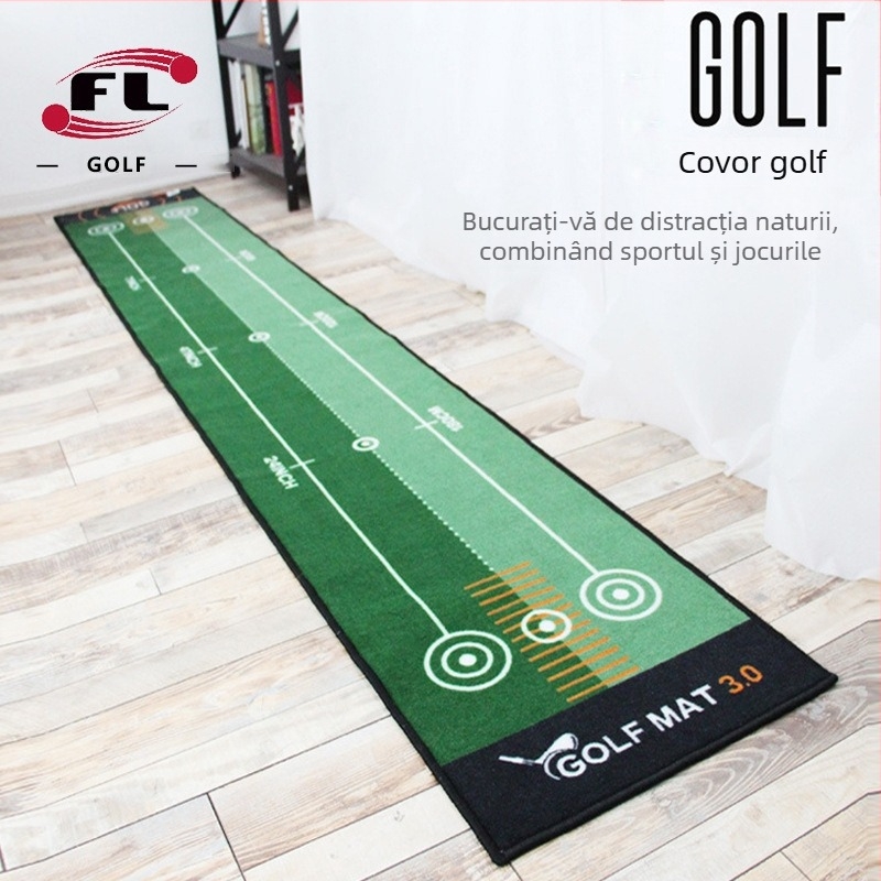Vânzări directe din fabrică, dispozitiv de antrenament pentru punerea în practică a golfului în interior, saltea de antrenament, set de saltele de lovire, pătură de golf