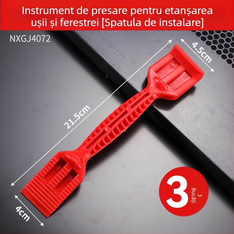 Bandă de cauciuc, banda de piele artificială, lopată, roată de presiune, rolă, bandă de cauciuc, sistem de lopată, reglare a golurilor pentru uși și ferestre, instrument auxiliar de instalare