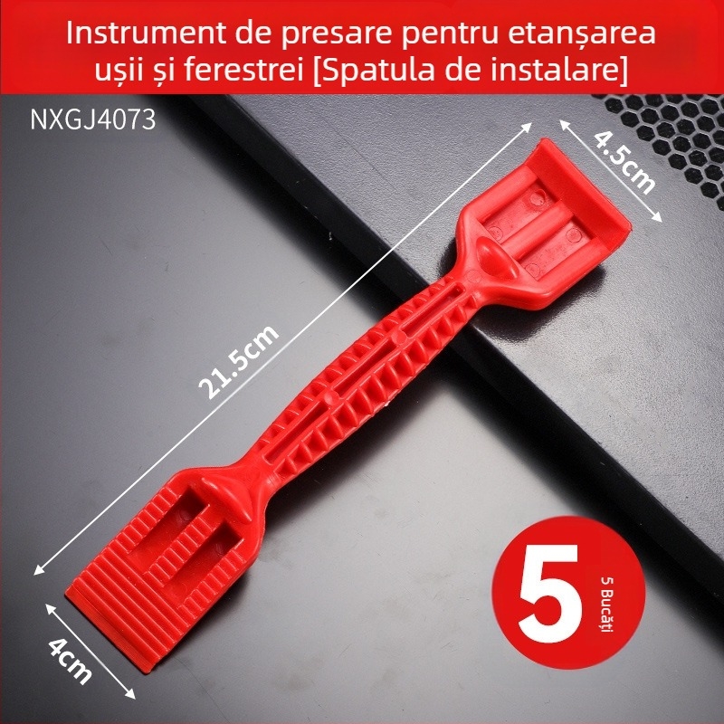 Bandă de cauciuc, banda de piele artificială, lopată, roată de presiune, rolă, bandă de cauciuc, sistem de lopată, reglare a golurilor pentru uși și ferestre, instrument auxiliar de instalare