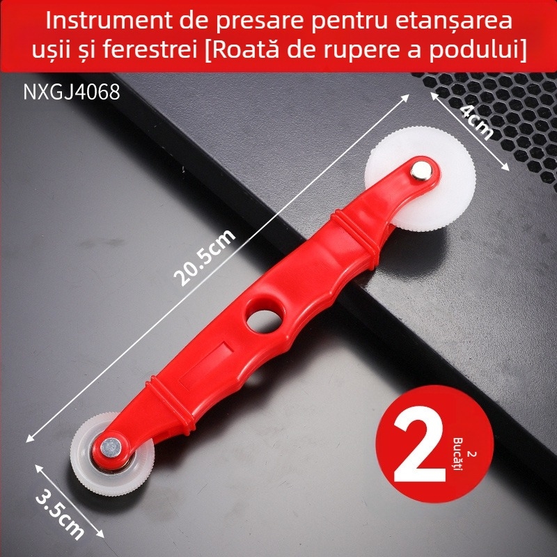 Bandă de cauciuc, banda de piele artificială, lopată, roată de presiune, rolă, bandă de cauciuc, sistem de lopată, reglare a golurilor pentru uși și ferestre, instrument auxiliar de instalare