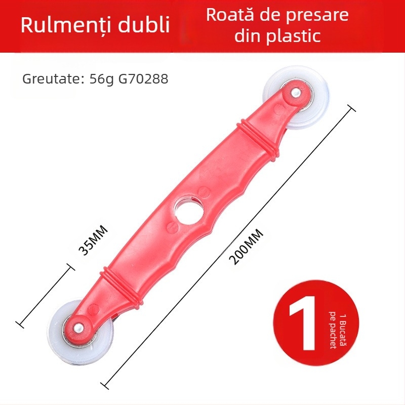 Bandă de cauciuc, banda de piele artificială, lopată, roată de presiune, rolă, bandă de cauciuc, sistem de lopată, reglare a golurilor pentru uși și ferestre, instrument auxiliar de instalare