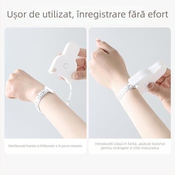 Măsurarea transfrontalieră a riglei moi cu trei circumferințe, riglă automată de fitness pentru măsurarea circumferinței corpului, riglă pentru măsurarea circumferinței taliei, circumferința piciorului, ruletă de măsurare a ruletei de uz casnic