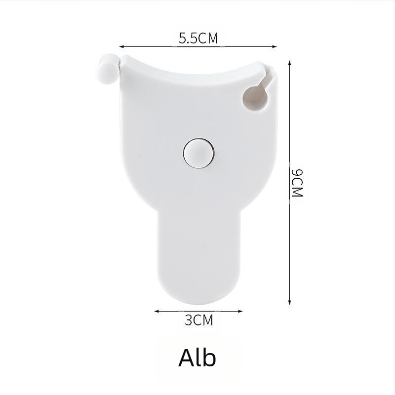Măsurarea transfrontalieră a riglei moi cu trei circumferințe, riglă automată de fitness pentru măsurarea circumferinței corpului, riglă pentru măsurarea circumferinței taliei, circumferința piciorului, ruletă de măsurare a ruletei de uz casnic