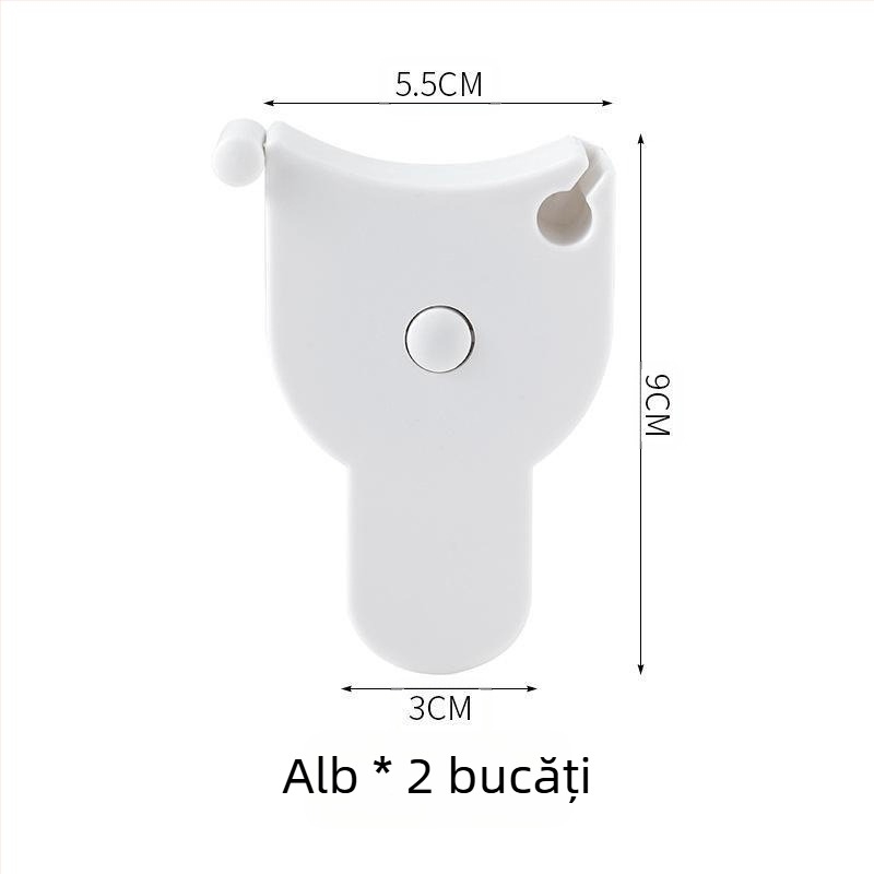 Măsurarea transfrontalieră a riglei moi cu trei circumferințe, riglă automată de fitness pentru măsurarea circumferinței corpului, riglă pentru măsurarea circumferinței taliei, circumferința piciorului, ruletă de măsurare a ruletei de uz casnic