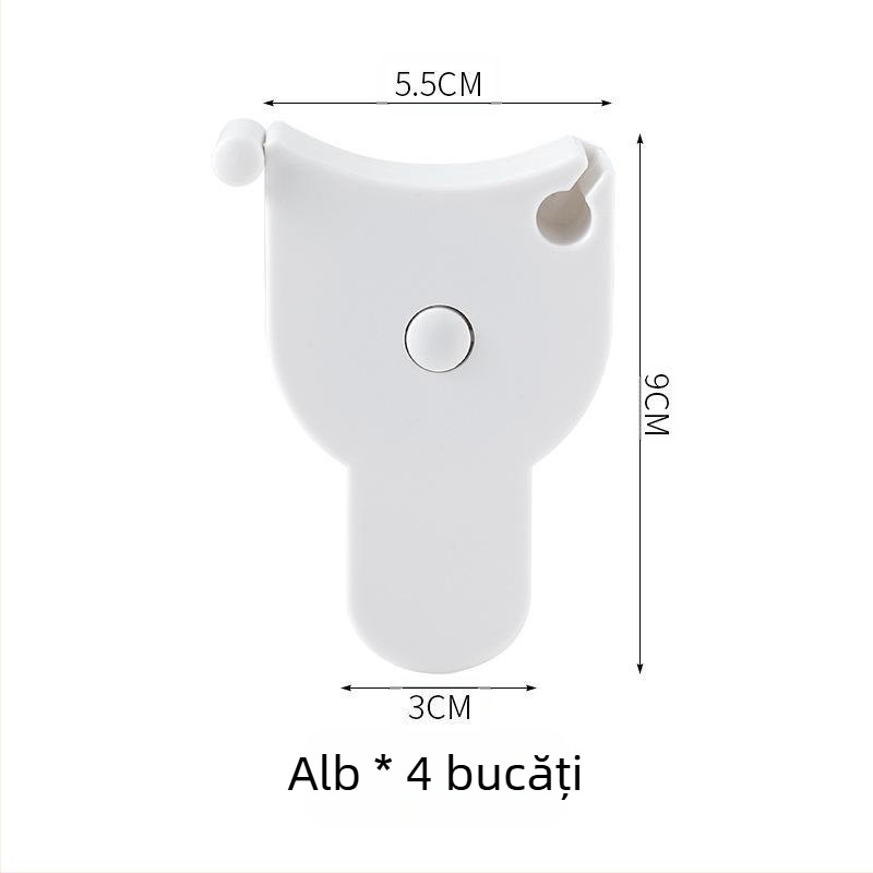 Măsurarea transfrontalieră a riglei moi cu trei circumferințe, riglă automată de fitness pentru măsurarea circumferinței corpului, riglă pentru măsurarea circumferinței taliei, circumferința piciorului, ruletă de măsurare a ruletei de uz casnic