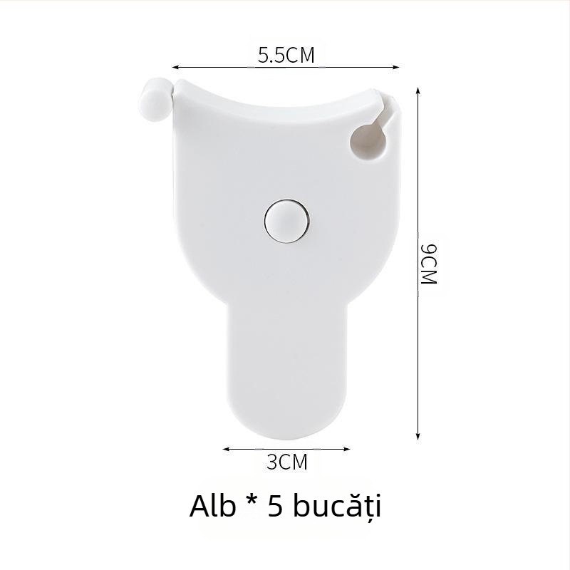 Măsurarea transfrontalieră a riglei moi cu trei circumferințe, riglă automată de fitness pentru măsurarea circumferinței corpului, riglă pentru măsurarea circumferinței taliei, circumferința piciorului, ruletă de măsurare a ruletei de uz casnic