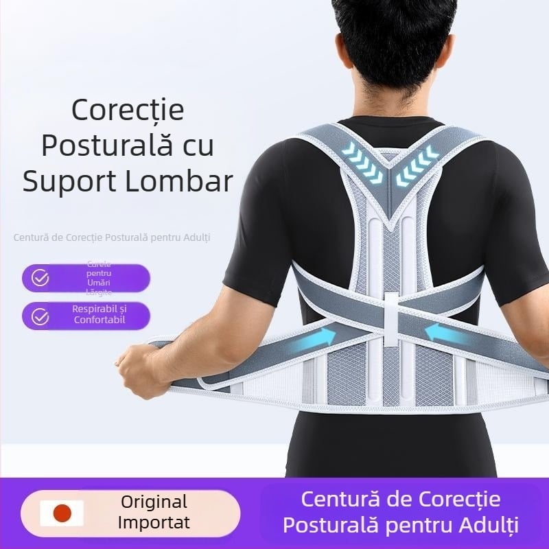 Orteză cu cocoașă, cu umăr deschis, spate drept, pentru bărbați și femei, special pentru scolioză, orteză pentru adulți, cu artefact