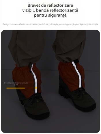 Huse de drumeție pentru picioare, plajă Dunhuang, echipament de cross-country pentru copii, în aer liber, pentru bărbați și femei, huse de zăpadă respirabile și rezistente la uzură