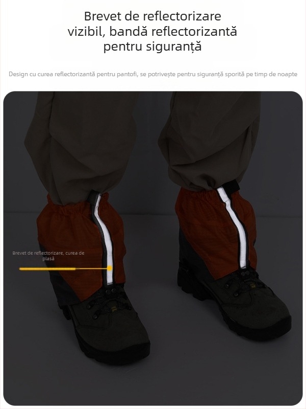 Huse de drumeție pentru picioare, plajă Dunhuang, echipament de cross-country pentru copii, în aer liber, pentru bărbați și femei, huse de zăpadă respirabile și rezistente la uzură