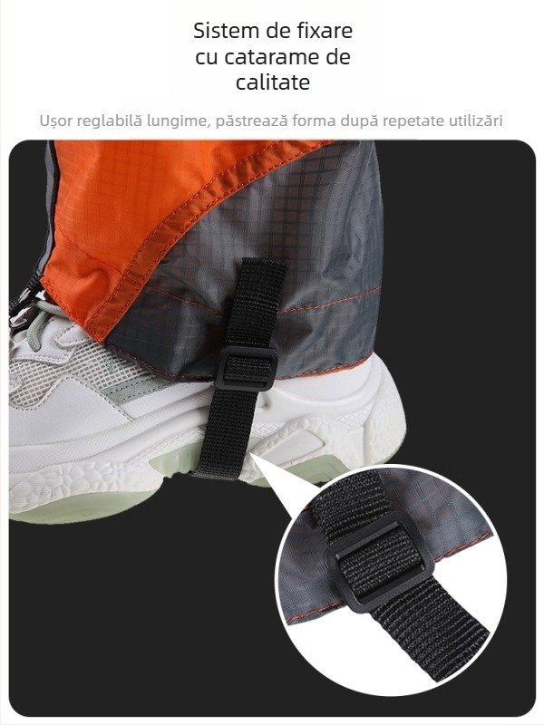 Huse de drumeție pentru picioare, plajă Dunhuang, echipament de cross-country pentru copii, în aer liber, pentru bărbați și femei, huse de zăpadă respirabile și rezistente la uzură