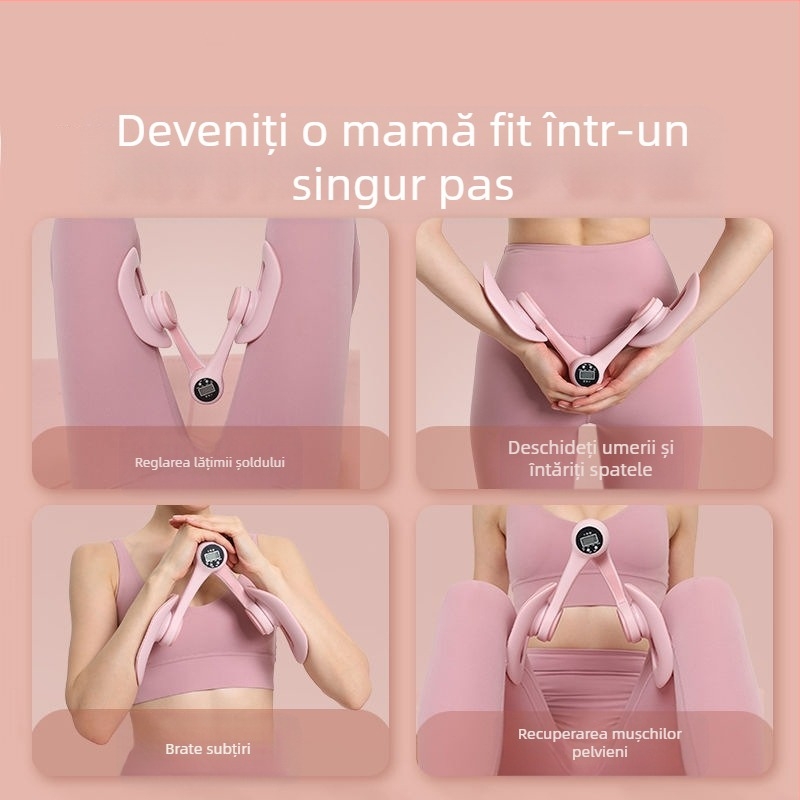 Antrenor muscular pentru podea pelviană, clemă pentru picioare, postpartum, exerciții Kegel pelvine, fitness, interior coapsă, picioare frumoase