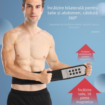 Centură lombară, suport lombar pentru disc, autoîncălzire, talie caldă, talie proeminentă pentru bărbați și femei