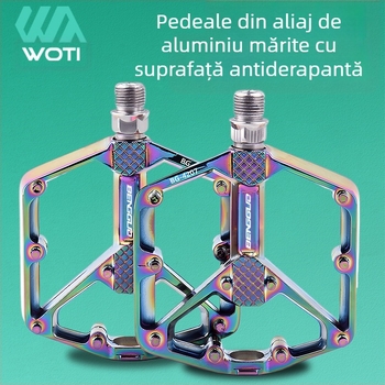 Pedale de bicicletă, turnate sub presiune din aliaj de aluminiu, dublu DU Peilin, pentru drumuri, echipamente de echitație în aer liber transfrontaliere