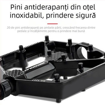 Pedale de bicicletă, turnate sub presiune din aliaj de aluminiu, dublu DU Peilin, pentru drumuri, echipamente de echitație în aer liber transfrontaliere