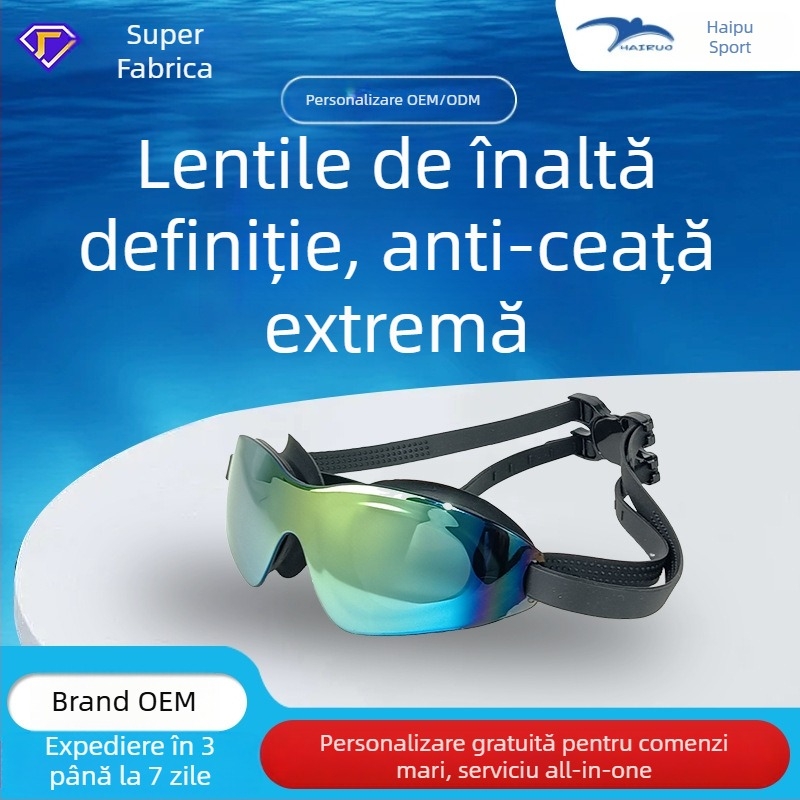 Ochelari de înot Obo transfrontalieri pentru adulți, en-gros, impermeabili HD, anti-aburire, electrolizați, ochelari de înot colorați, ochelari de scufundări