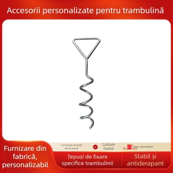 Furnizare transfrontalieră exclusivă de la producători: Cuie spiralate pentru sol, Cuie pentru sol pentru trambulină, Cuie pentru teren de camping, Fixatori de cuie pentru sol de cort, Camping