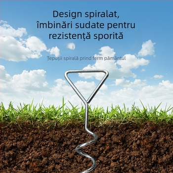 Furnizare transfrontalieră exclusivă de la producători: Cuie spiralate pentru sol, Cuie pentru sol pentru trambulină, Cuie pentru teren de camping, Fixatori de cuie pentru sol de cort, Camping