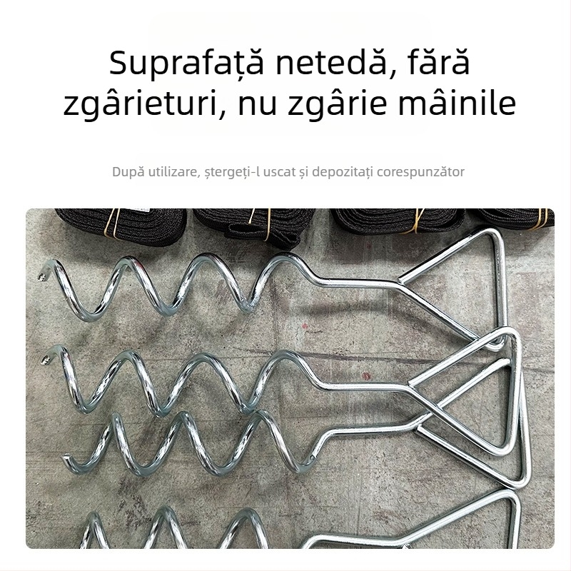 Furnizare transfrontalieră exclusivă de la producători: Cuie spiralate pentru sol, Cuie pentru sol pentru trambulină, Cuie pentru teren de camping, Fixatori de cuie pentru sol de cort, Camping