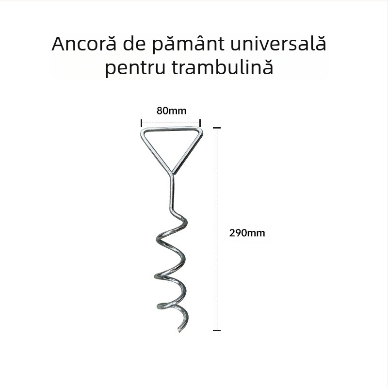 Furnizare transfrontalieră exclusivă de la producători: Cuie spiralate pentru sol, Cuie pentru sol pentru trambulină, Cuie pentru teren de camping, Fixatori de cuie pentru sol de cort, Camping