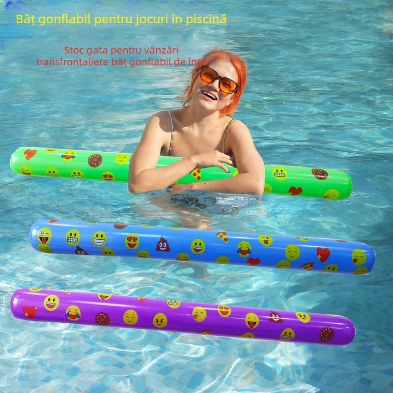 Băț de flotabilitate cu aer nou din PVC, stick de joc gonflabil, stick de înot, stick de antrenament pentru piscină, stick de flotabilitate pentru copii, învață să înoate, stick de aer