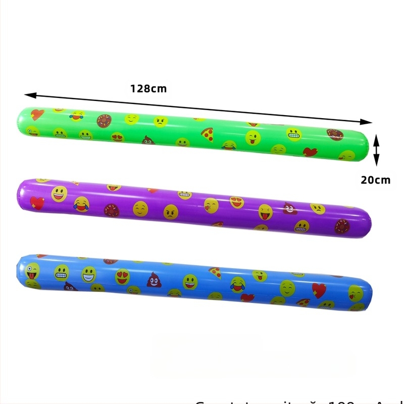 Băț de flotabilitate cu aer nou din PVC, stick de joc gonflabil, stick de înot, stick de antrenament pentru piscină, stick de flotabilitate pentru copii, învață să înoate, stick de aer
