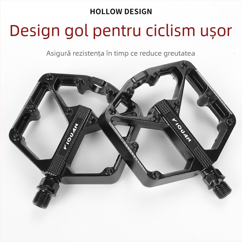 Pedale pentru biciclete de munte, en-gros, din aliaj de aluminiu, cu unghii de lărgire, antiderapante, en-gros, din fabrică