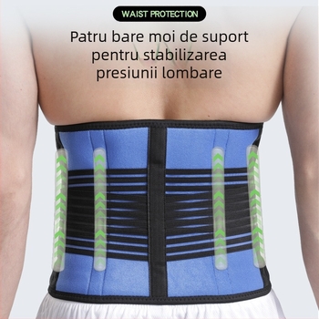 Centură de fitness în aer liber cu compresie dublă pentru susținerea taliei și controlul abdominal în timpul sporturilor în aer liber