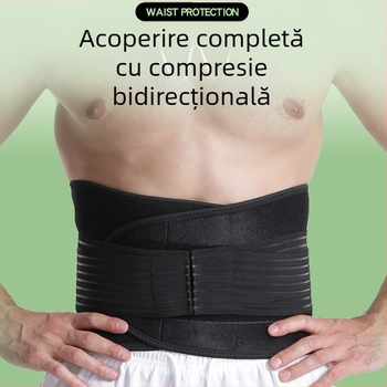 Centură de fitness în aer liber cu compresie dublă pentru susținerea taliei și controlul abdominal în timpul sporturilor în aer liber