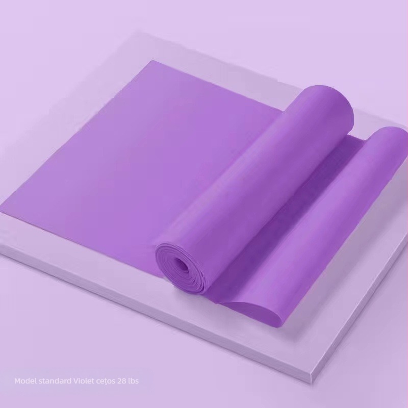 Bandă elastică pentru yoga, bandă de rezistență pentru fitness, bandă elastică pentru antrenament, TPE, bandă elastică pentru umeri deschiși, tracțiune de 1,5 m