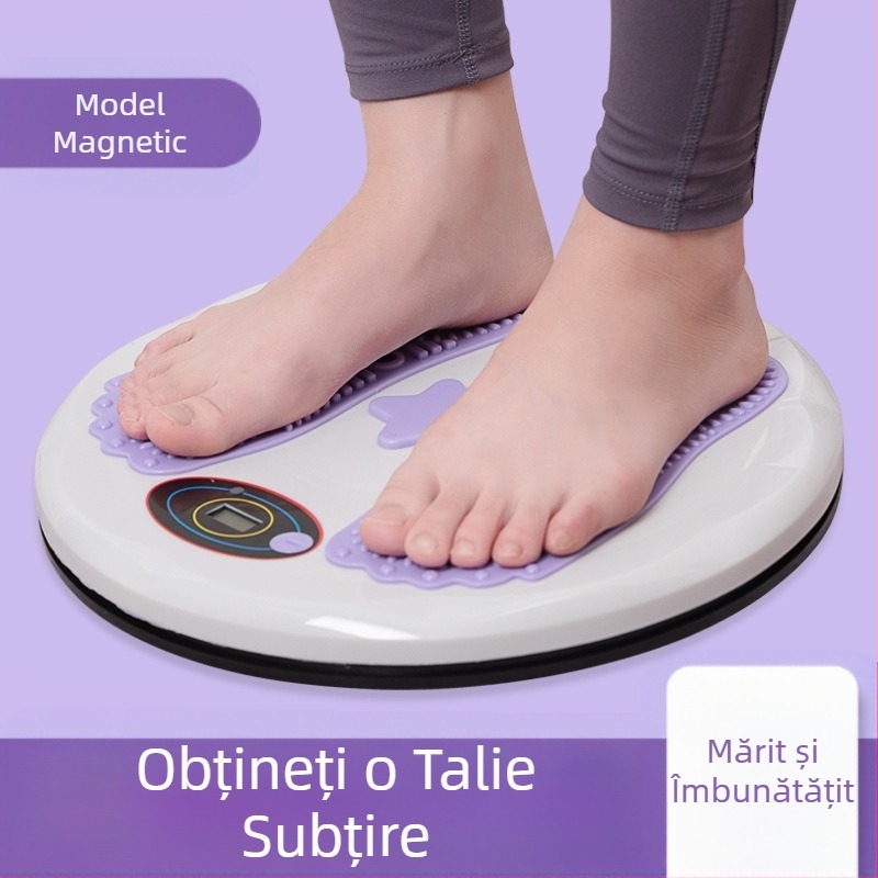 Mașină de răsucire a taliei cu magnet mare, mașină inteligentă de numărare a taliei, mașină de fitness pentru masajul picioarelor, exerciții de fitness pentru talie, mașină de cotitură