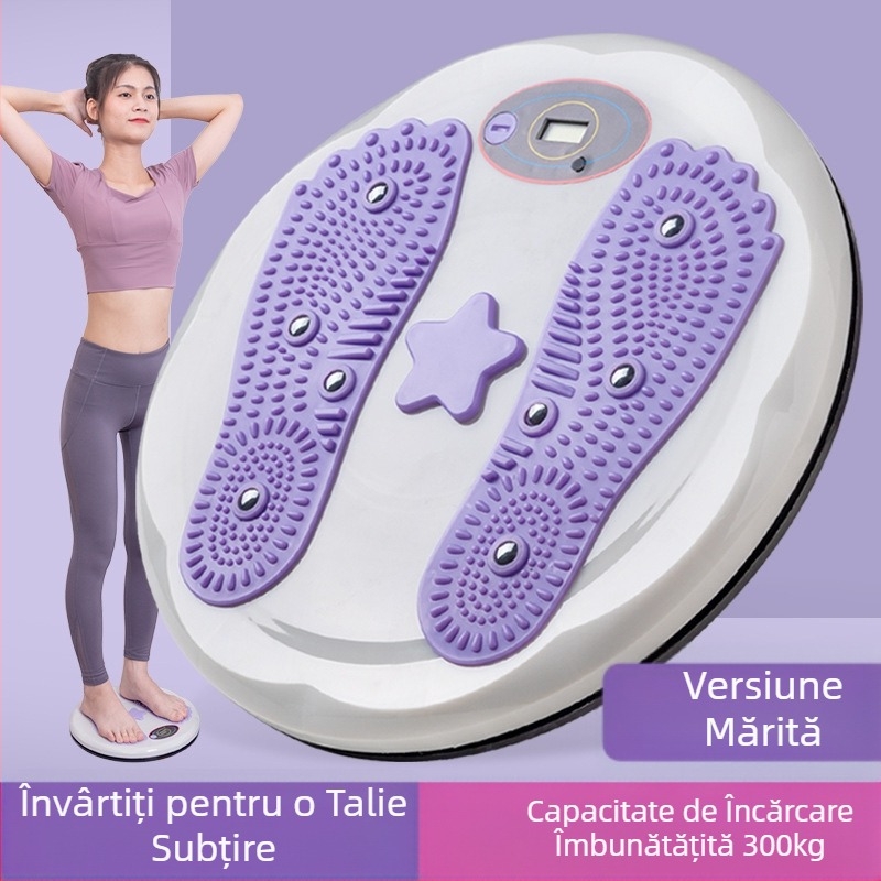Mașină de răsucire a taliei cu magnet mare, mașină inteligentă de numărare a taliei, mașină de fitness pentru masajul picioarelor, exerciții de fitness pentru talie, mașină de cotitură