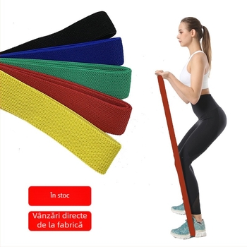 Bandă elastică de rezistență pentru fitness, bandă de tensiune pentru yoga, inel pentru fese înfrumusețare, inel de cauciuc pentru fese, exerciții de forță, bandă pentru abuzul șoldului