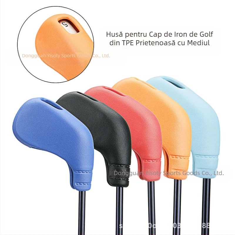 Sursă fabrică en-gros nou Golftpe Club capac protector moale din cauciuc elastic fier capac Golf Club capac
