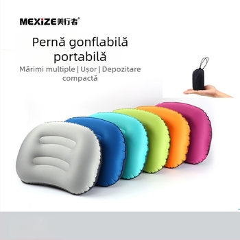 Pernă gonflabilă pentru camping în aer liber, celebrități pe internet, pernă gonflabilă pentru protecție a gâtului, pernă ușoară pentru pauza de prânz la birou, en-gros