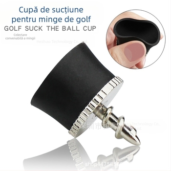 Mini pick-up de mingi de golf cu ventuză cu un singur șurub, cu pick-up de mingi portabil și ușor