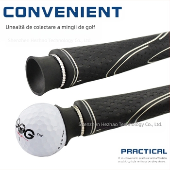 Mini pick-up de mingi de golf cu ventuză cu un singur șurub, cu pick-up de mingi portabil și ușor