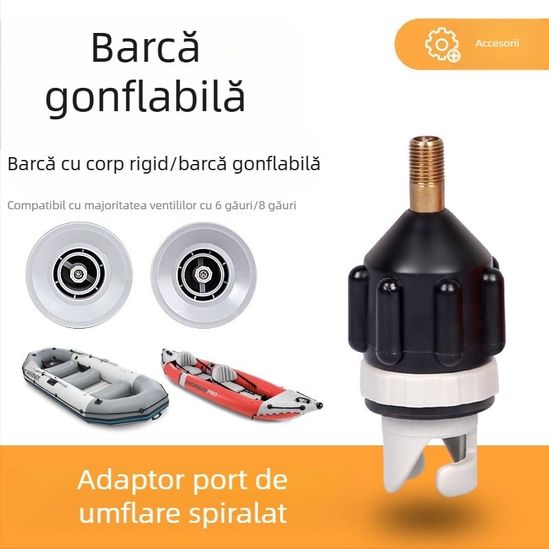 Vânzări directe din fabrică SUP Conversion Head Surfboard Caiac Assault Boat Gonflabil Conversion Joint Ventilation Duză