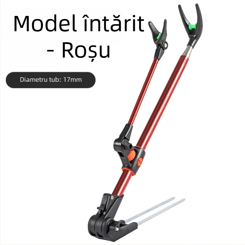 Suport pentru undiță de pescuit, inserat colorat, retractabil rotativ, cutie de pescuit, suport pentru undiță de mână, suport pentru baterie din oțel inoxidabil, suport pentru undiță de pescuit