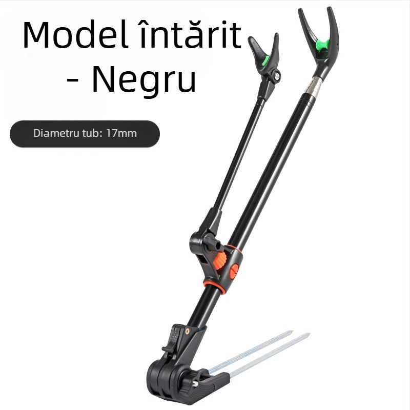 Suport pentru undiță de pescuit, inserat colorat, retractabil rotativ, cutie de pescuit, suport pentru undiță de mână, suport pentru baterie din oțel inoxidabil, suport pentru undiță de pescuit