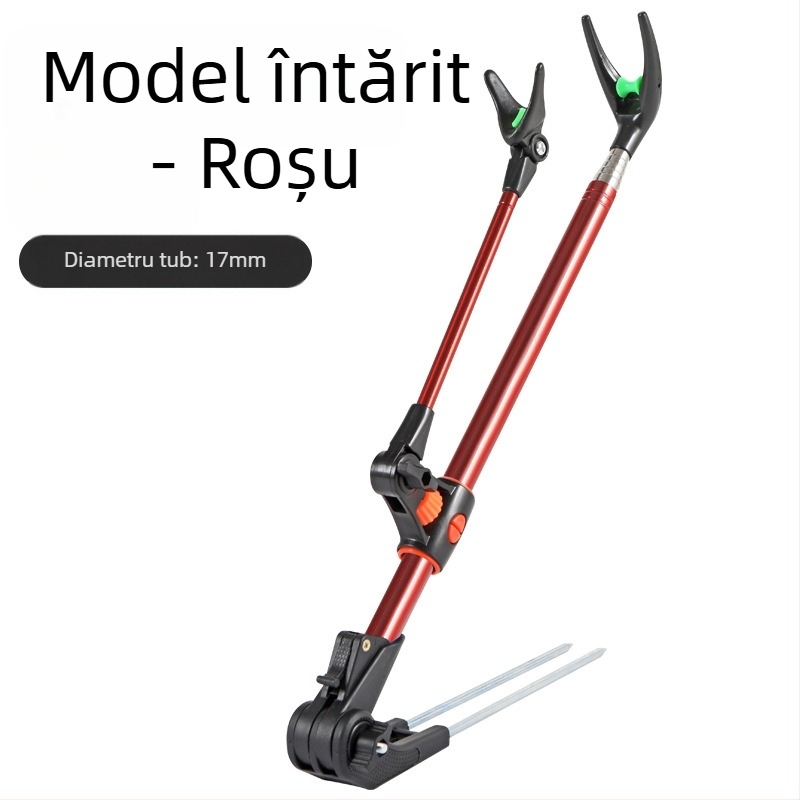 Suport pentru undiță de pescuit, inserat colorat, retractabil rotativ, cutie de pescuit, suport pentru undiță de mână, suport pentru baterie din oțel inoxidabil, suport pentru undiță de pescuit